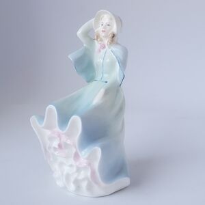 Vintage Bonnie Lass Young Woman Figurine by Coalport Modelled by John Bromley